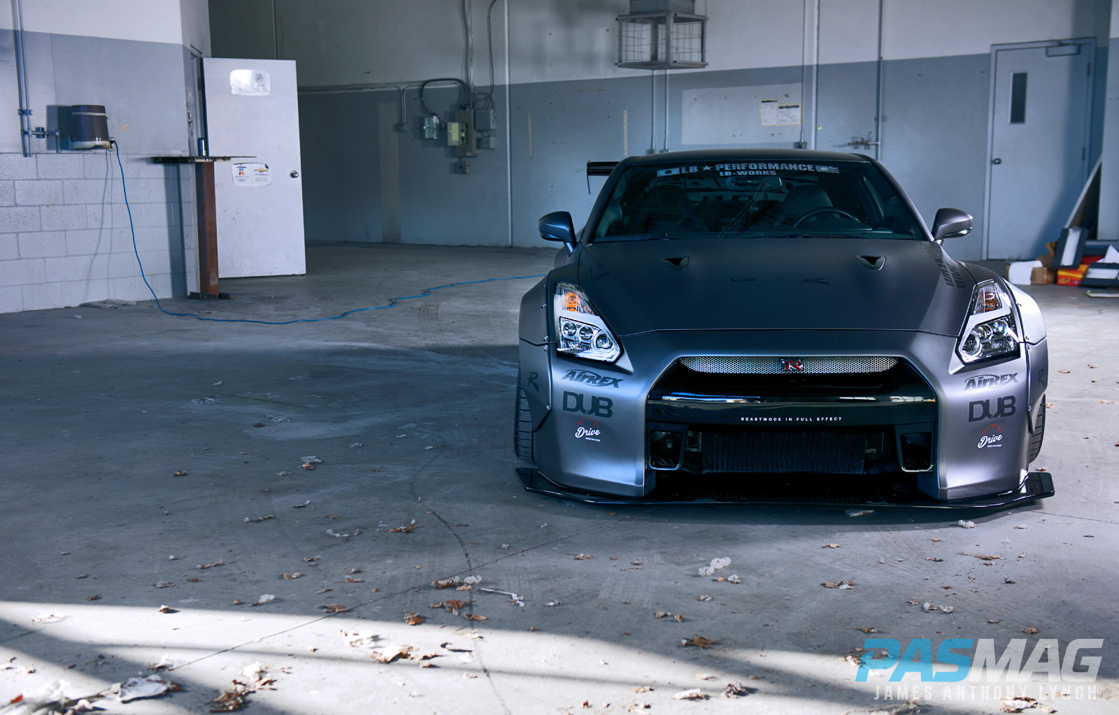 PASMAG Taming the Beast Nissan GTR R35 Doczilla Drive Marketing Group James Anthony Lynch front