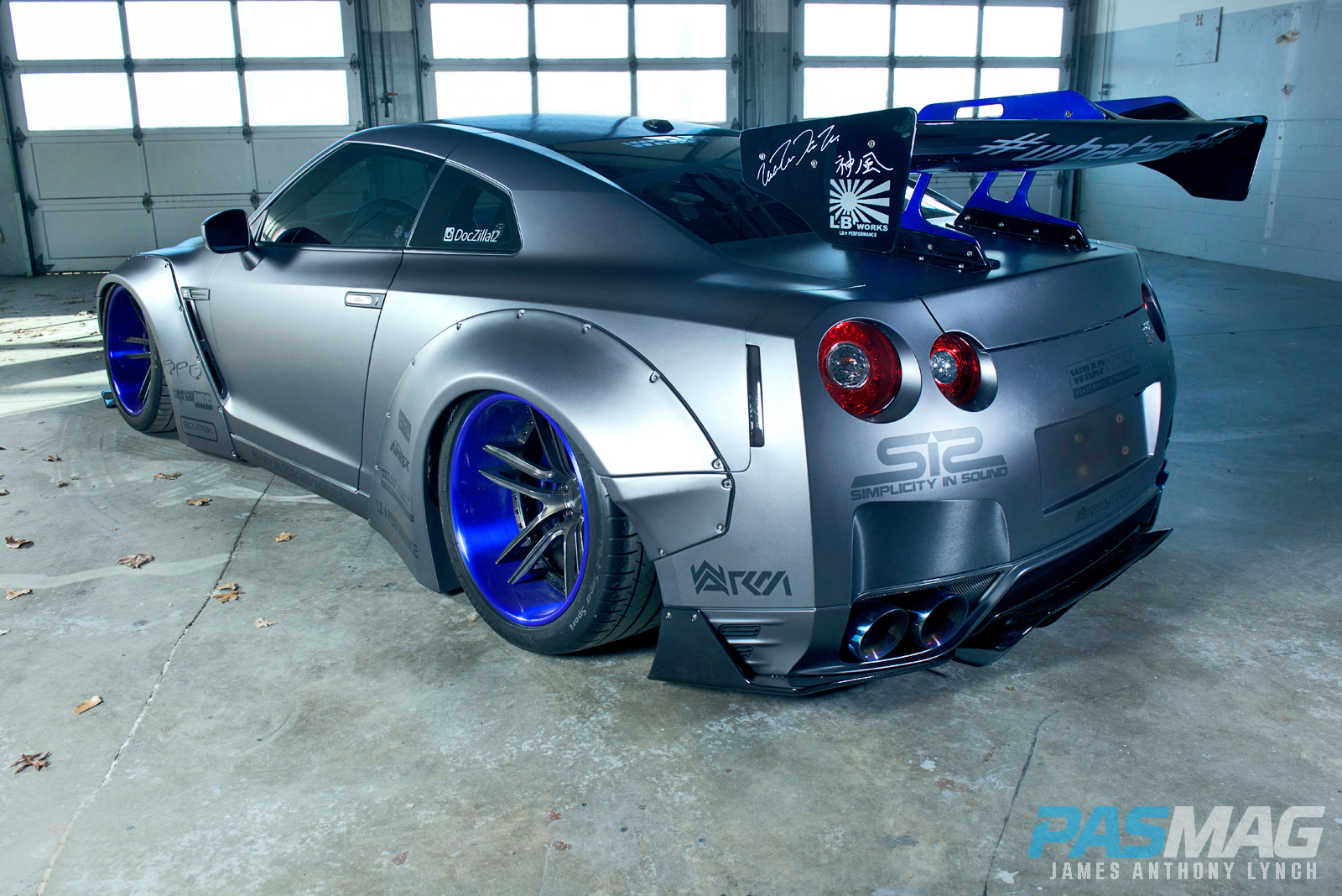 PASMAG Taming the Beast Nissan GTR R35 Doczilla Drive Marketing Group James Anthony Lynch rear