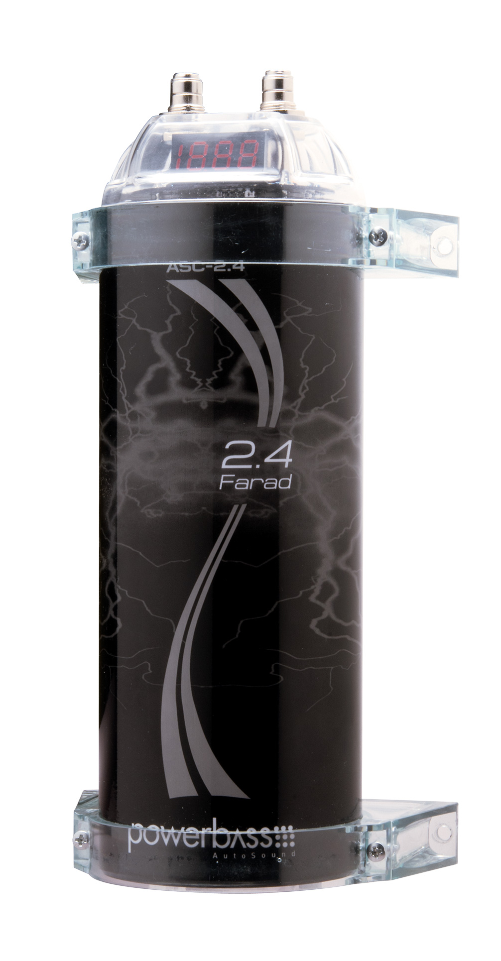 PASMAG Car Audio Setup PowerBass ASC24 Battery Capacitor