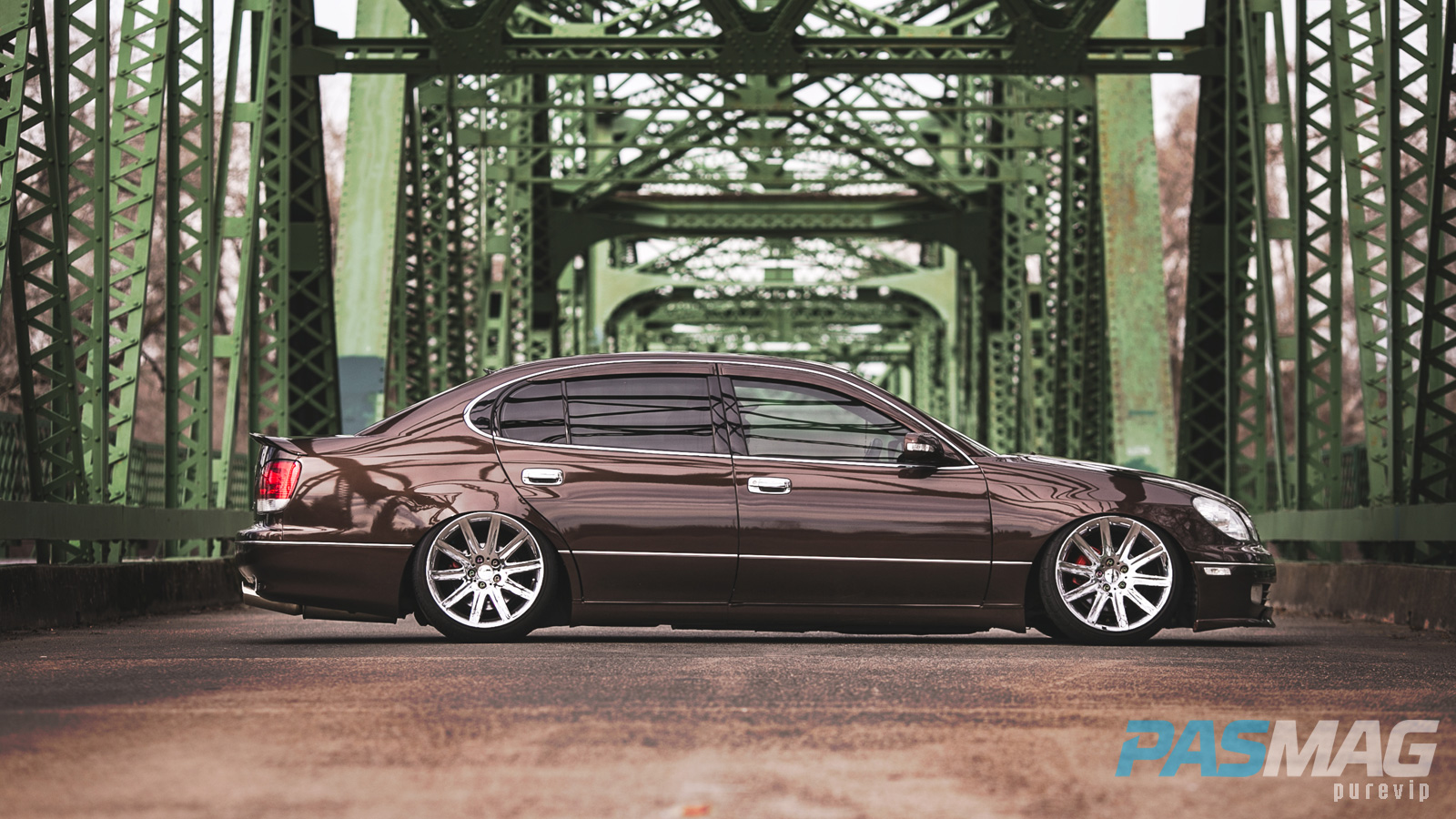 PASMAG Tuner Battlegrounds SPOCOM Jeff Isidro 1999 Lexus GS300 PureVIP side