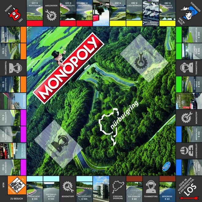 Monopoly Nürburgring 2nd Edition layout pasmag