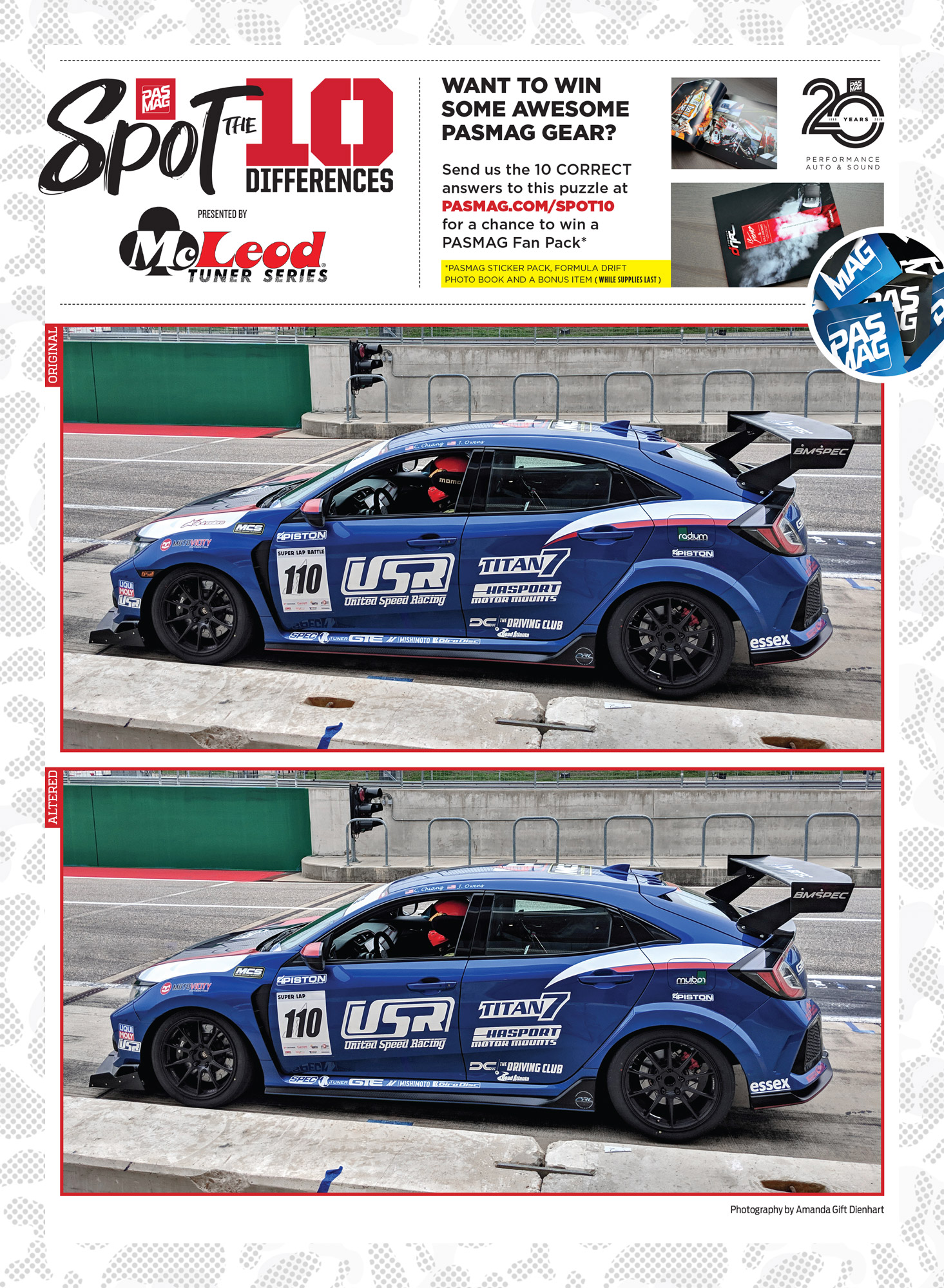 PASMAG Spot the Differences Apr 30 2020 United Speed Racing 2017 Honda Civic Type R FK8