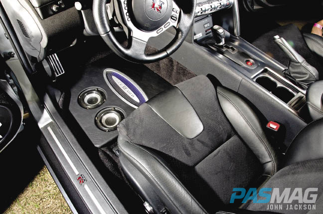 PASMAG Sherill Roberts Nissan GTR R35 Focal Audio interior