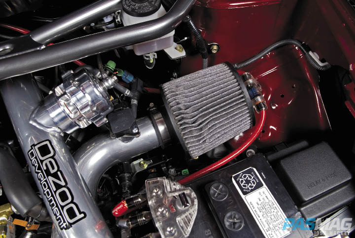 PASMAG 2005 Scion tC Cynce Tester Red Alert Dezod AEM dry flow engine